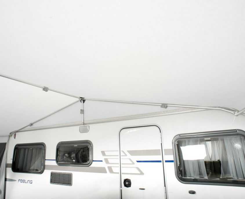 Awning from Walker especially for Eriba Feeling caravans with popup roof