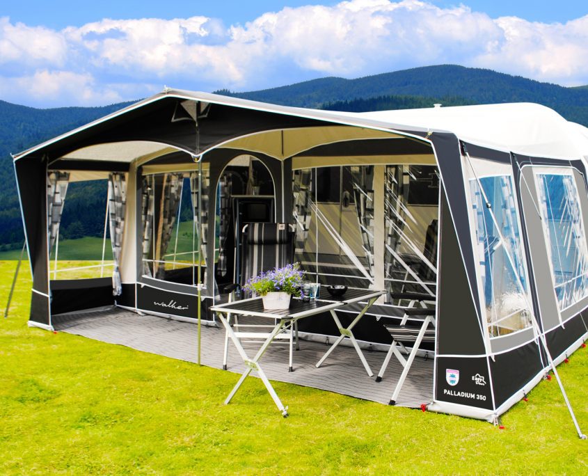 Walker Palladium 350 awning The ultimate seasonal tent